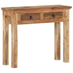 Konzolový stolek 90,5x30x75 cm masivní akácie recyklované dřevo - obrázek 10