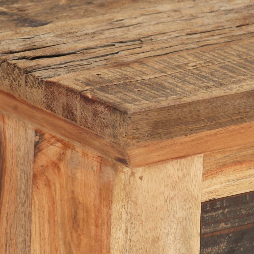 Komoda 60x33x75 cm masívne akáciové drevo a recyklované drevo