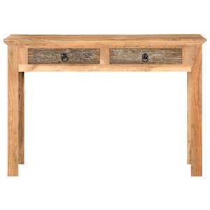 Psací stůl 110 x 50 x75 cm masivní recyklované dřevo - obrázek 3