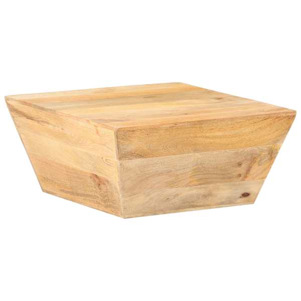 vidaXL kohvilaud, V-kujuline, 66 x 66 x 30 cm, mangopuit