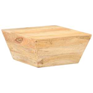 Konferenční stolek ve tvaru V 66 x 66 x 30 cm masivní mangovník - obrázek 8