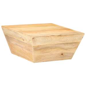 Konferenční stolek ve tvaru V 66 x 66 x 30 cm masivní mangovník - obrázek 10