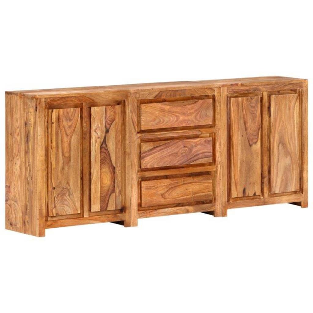 Servantă cu 3 sertare și 4 uși, lemn masiv de sheesham