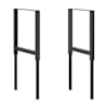 vidaXL reguleeritavad t&ouml;&ouml;pingi raamid 2 tk metall 55x(69&ndash;95,5) cm must