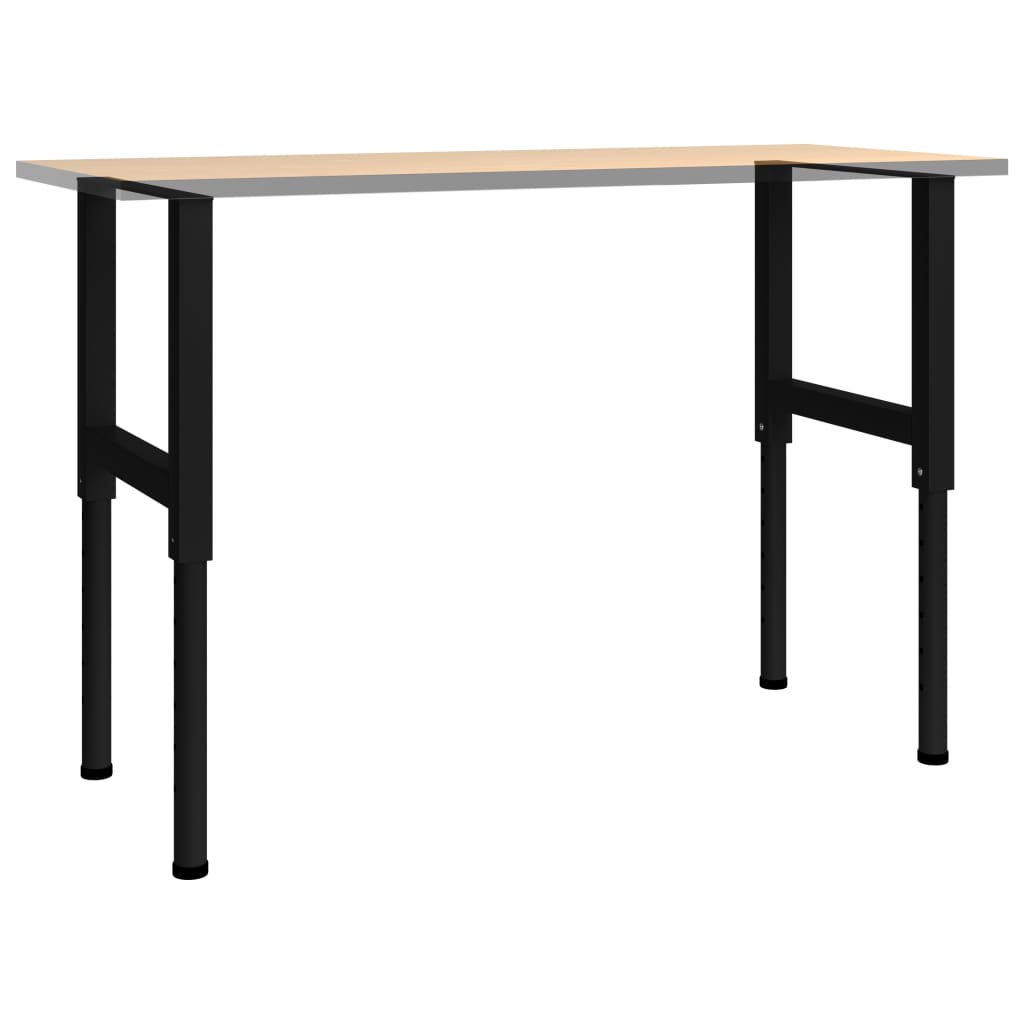  Rámy na pracovné stoly 2 ks kovové 55x(69x95,5) cm čierne