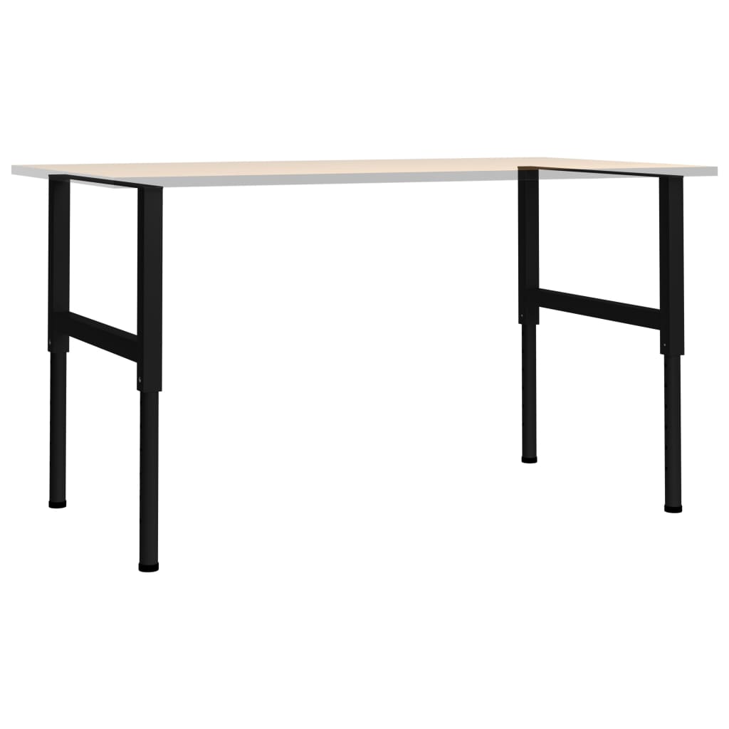 Nastavitelné rámy pracovního stolu 2 ks kov 85 x (69–95,5) cm