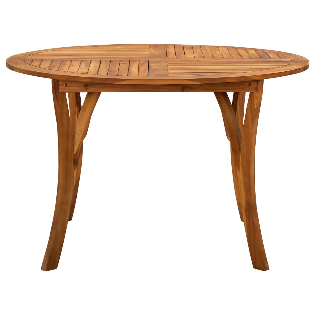 

vidaXL Tuintafel Ø 120 cm massief acaciahout