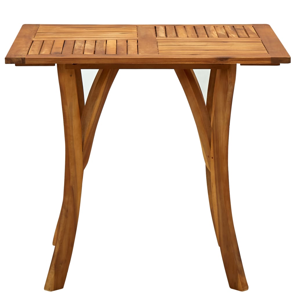 vidaXL Garden Table 85x85x75 cm Solid Acacia Wood