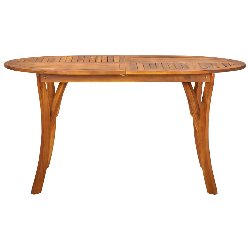 

vidaXL Tuintafel 150x90x75 cm massief acaciahout