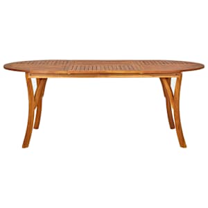 vidaXL Tuintafel 201x100x75 cm massief acaciahout