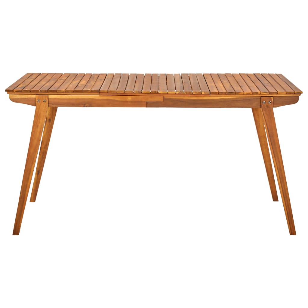 

vidaXL Tuintafel 150x90x75 cm massief acaciahout