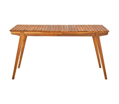 vidaXL Tuintafel 150x90x75 cm massief acaciahout