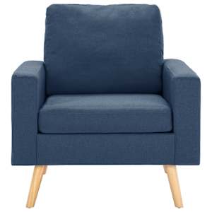 2dílná sedací souprava textil modrá - obrázek 6