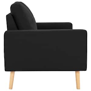 2dílná sedací souprava textil černá - obrázek 8