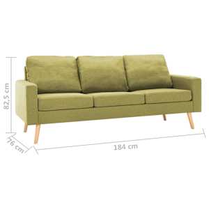 2dílná sedací souprava textil zelená - obrázek 10