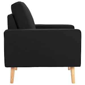 2dílná sedací souprava textil černá - obrázek 8