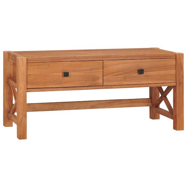 vidaXL telerialus, 100 x 40 x 45 cm, tiikpuu