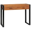 vidaXL laud 2 sahtliga, 100 x 40 x 75 cm, tiikpuu