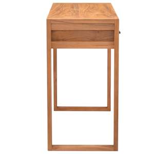 Psací stůl se 2 zásuvkami 100 x 40 x 75 cm teakové dřevo - obrázek 4