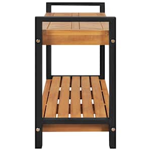 Lavice 120 cm masivní teakové dřevo - obrázek 3