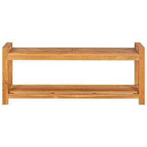 Lavice 120 cm masivní teakové dřevo - obrázek 2