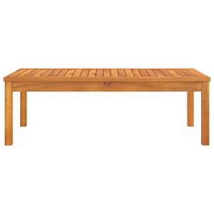 Konferenční stolek 100 x 50 x 33 cm masivní akáciové dřevo - obrázek 3