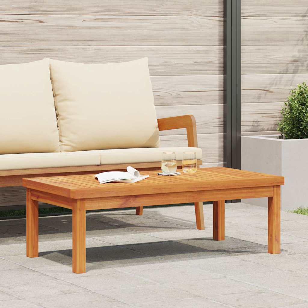 Image of Tavolino da Salotto 100x50x33 cm in Legno Massello di Acacia 311833