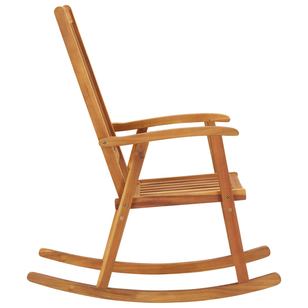 Rocking Chair Solid Acacia Wood VidaXL 13 width=274