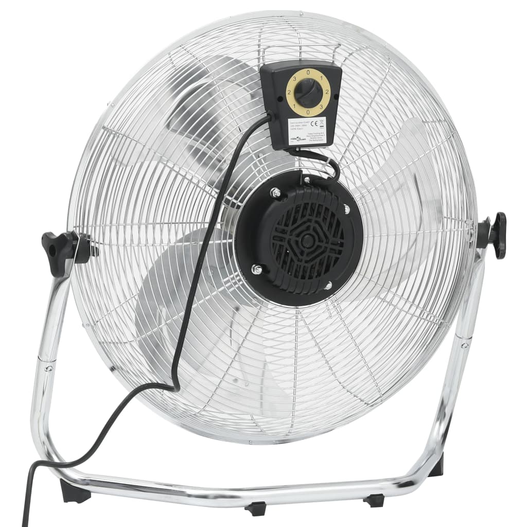 3 sebességes króm padlóventilátor 60 cm 120 W 