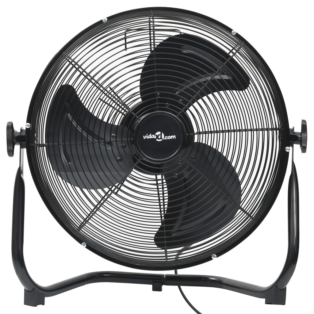 vidaXL Pastatomas ventiliatorius, juodas, 40cm, 3 greičiai, 40W