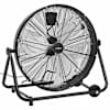 vidaXL trummelventilaator, 60 cm, 172,5 W, must