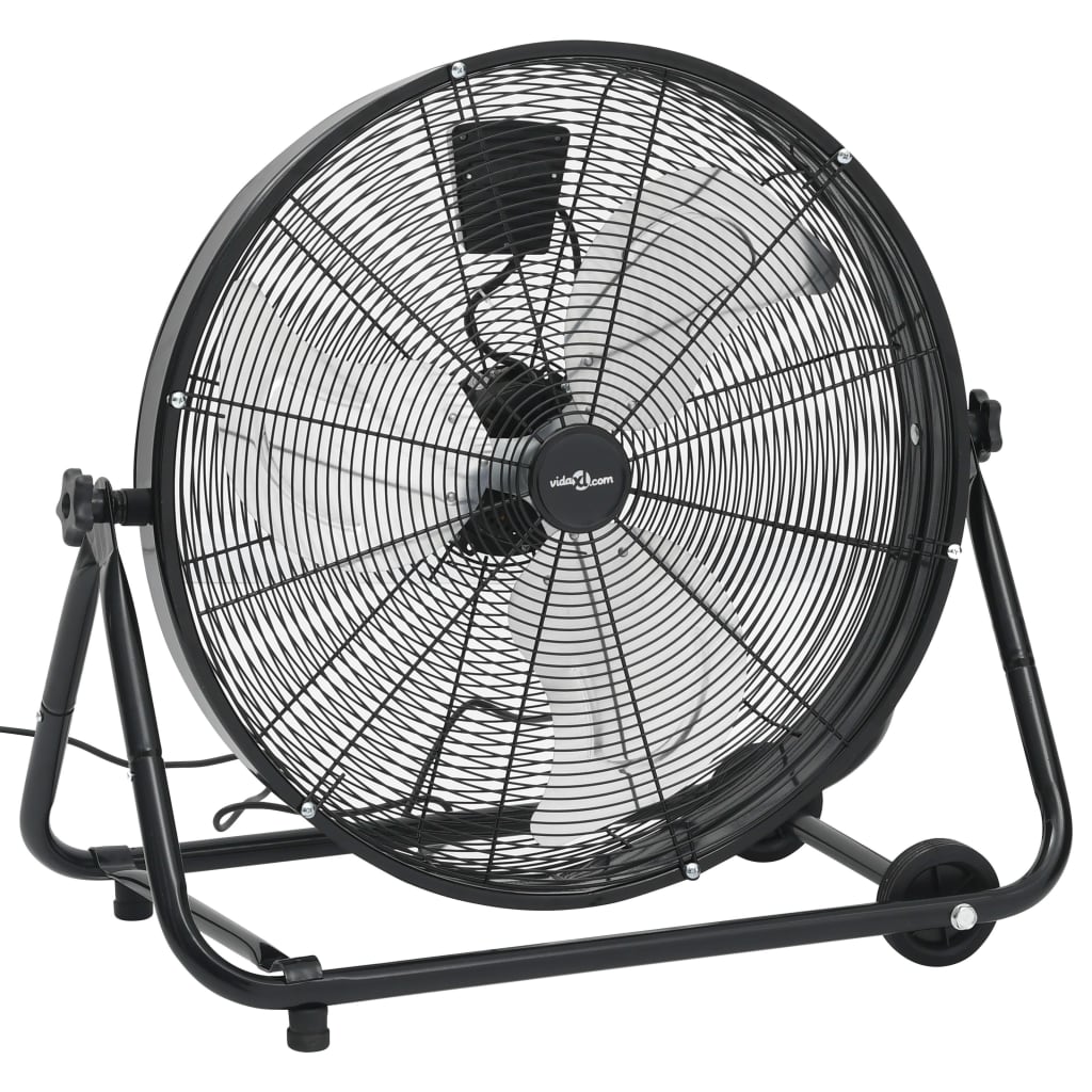 vidaXL Průmyslový bubnový ventilátor 60 cm 172,5 W černý
