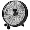 vidaXL trummelventilaator, 77 cm, 187,7 W, must