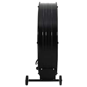 Průmyslový bubnový ventilátor 77 cm 187,7 W černý - obrázek 3