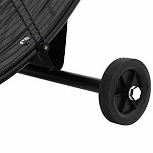 Průmyslový bubnový ventilátor 77 cm 187,7 W černý - obrázek 7