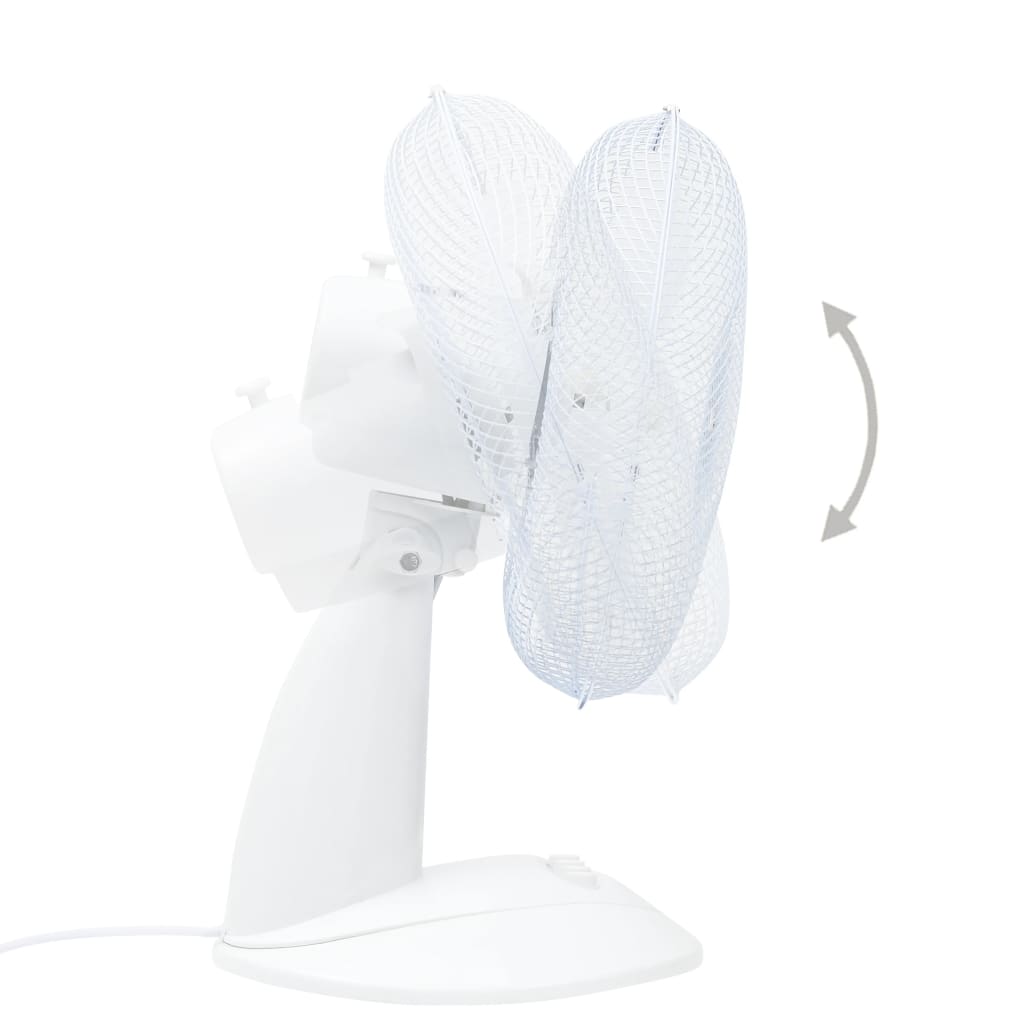 3 sebességes fehér asztali ventilátor 30 cm 40 W 