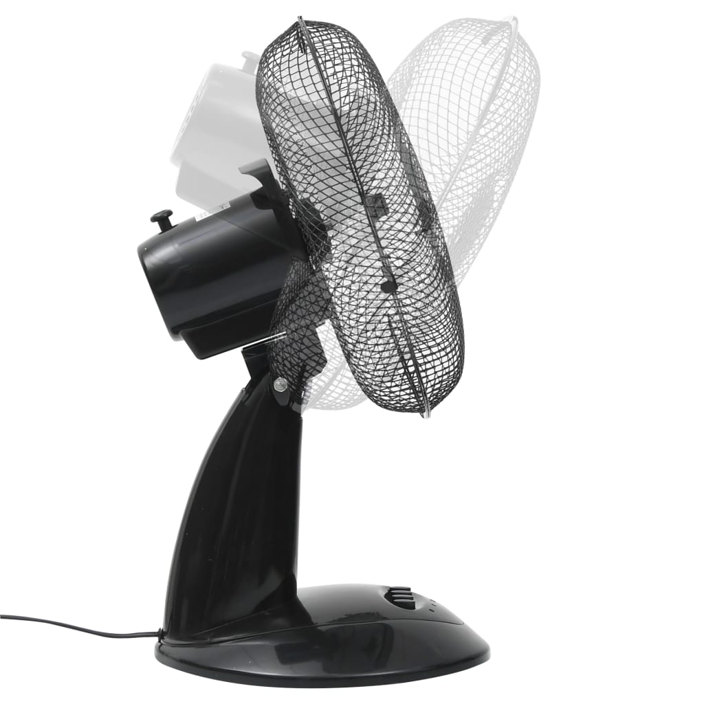 Stolní ventilátor 3 rychlosti 30 cm 40 W černý