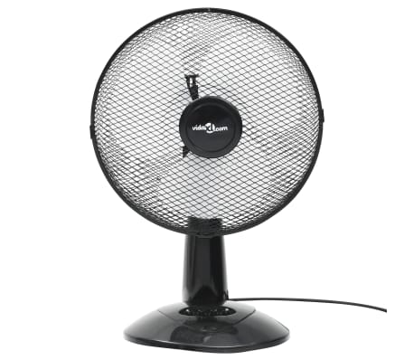 vidaXL bordventilator 30 cm 3 hastigheder 40W sort