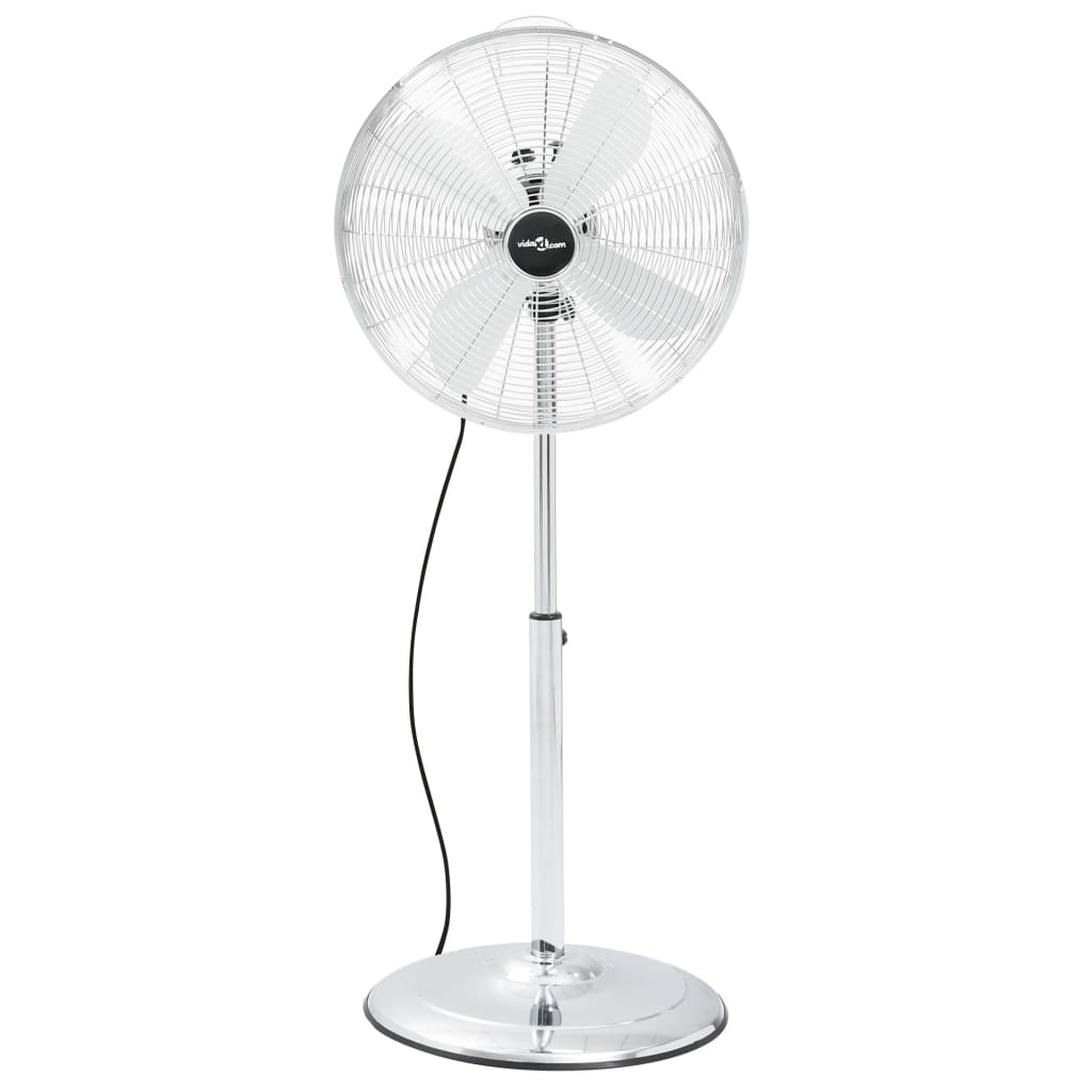 

vidaXL Statiefventilator 3 snelheden 40 cm chroomkleurig