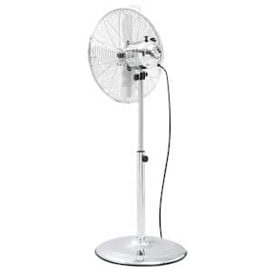 Stojanový ventilátor 3 rychlosti 40 cm chrom - obrázek 4