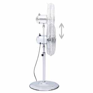 Stojanový ventilátor 3 rychlosti 40 cm chrom - obrázek 10