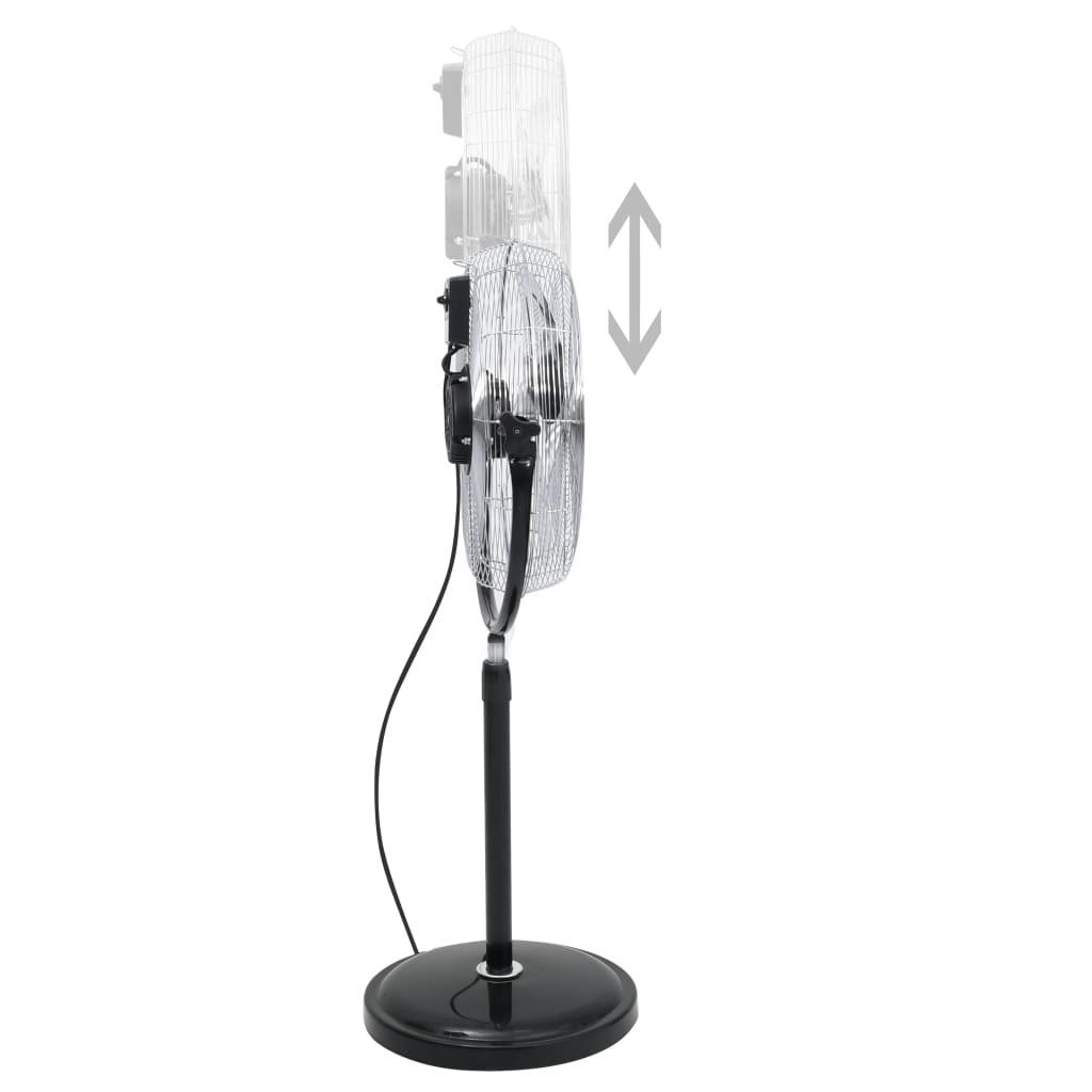 3 sebességes álló ventilátor billenő fejjel 45 cm 100 W 