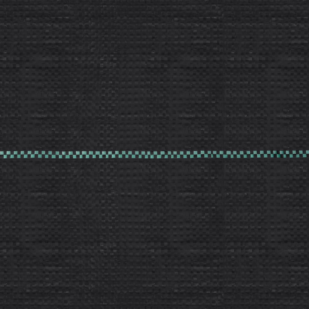 Thumbnail - vidaXL Unkrautfolie Schwarz 1x25 m PP