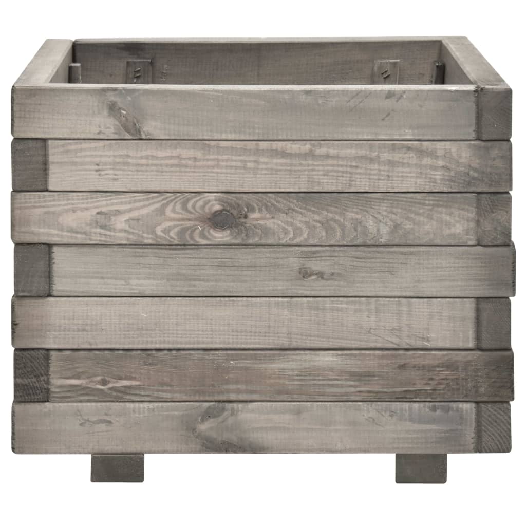

vidaXL Plantenbak 50x50x40 cm massief grenenhout
