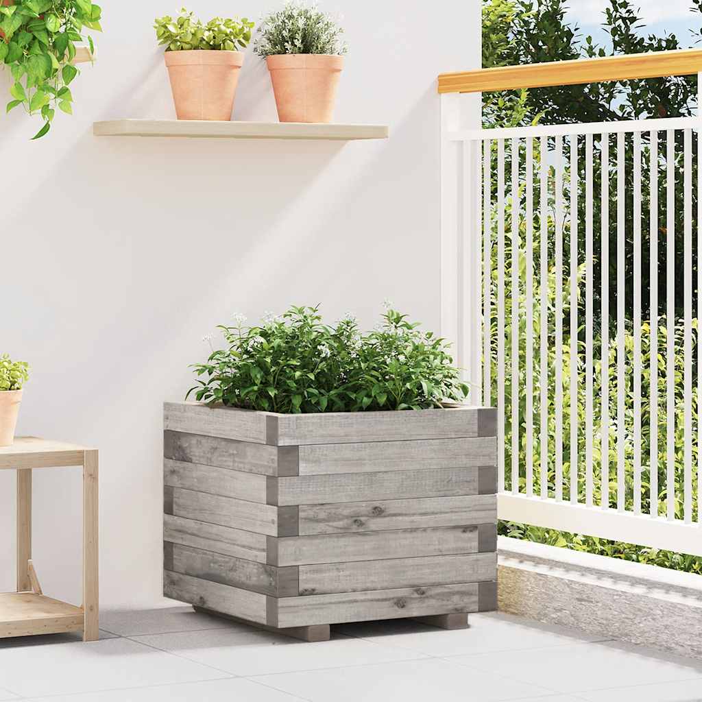 Fioriera Da Giardino 50x50x40 Cm In Legno Massello Di Pino VidaXL 12 width=274