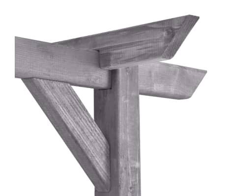 vidaXL Kiefer Imprägniert Garten Pergola 200x40x205cm Rosenbogen