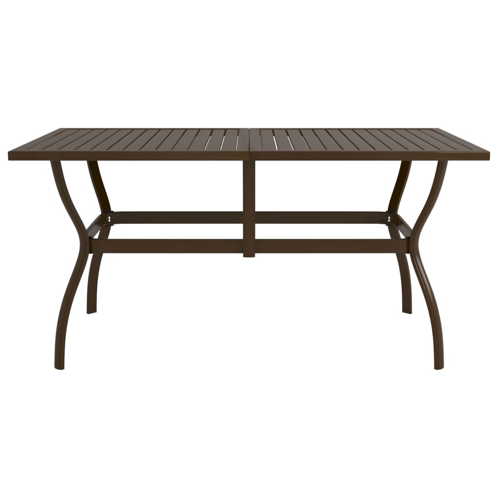 Outdoor Dining Table Patio Table Porch Deck Garden Furniture Steel