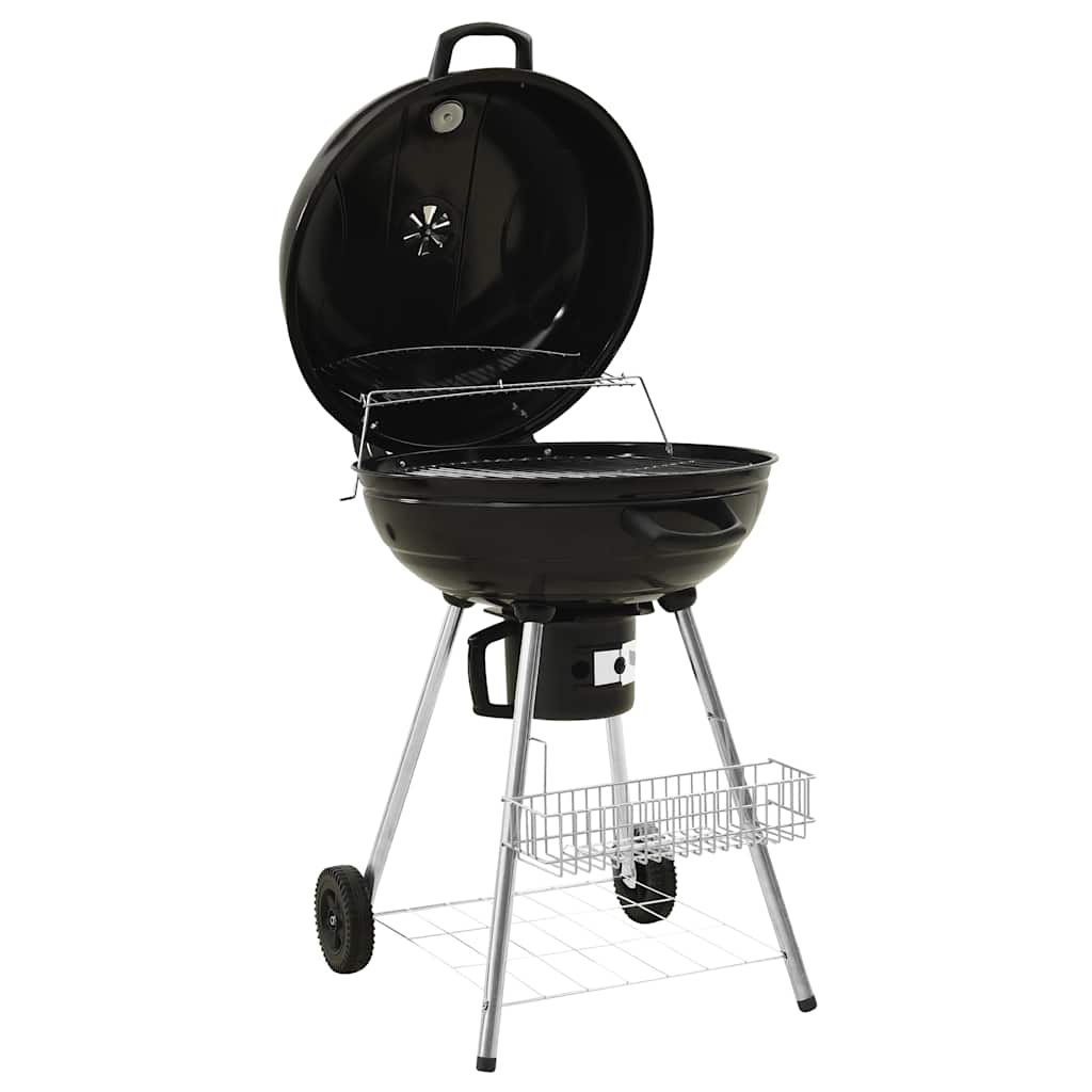 

vidaXL Kogelbarbecue houtskool 73x58x96 cm staal