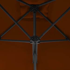Zahradní slunečník s ocelovou tyčí terakotový 250x250x230 cm - obrázek 4