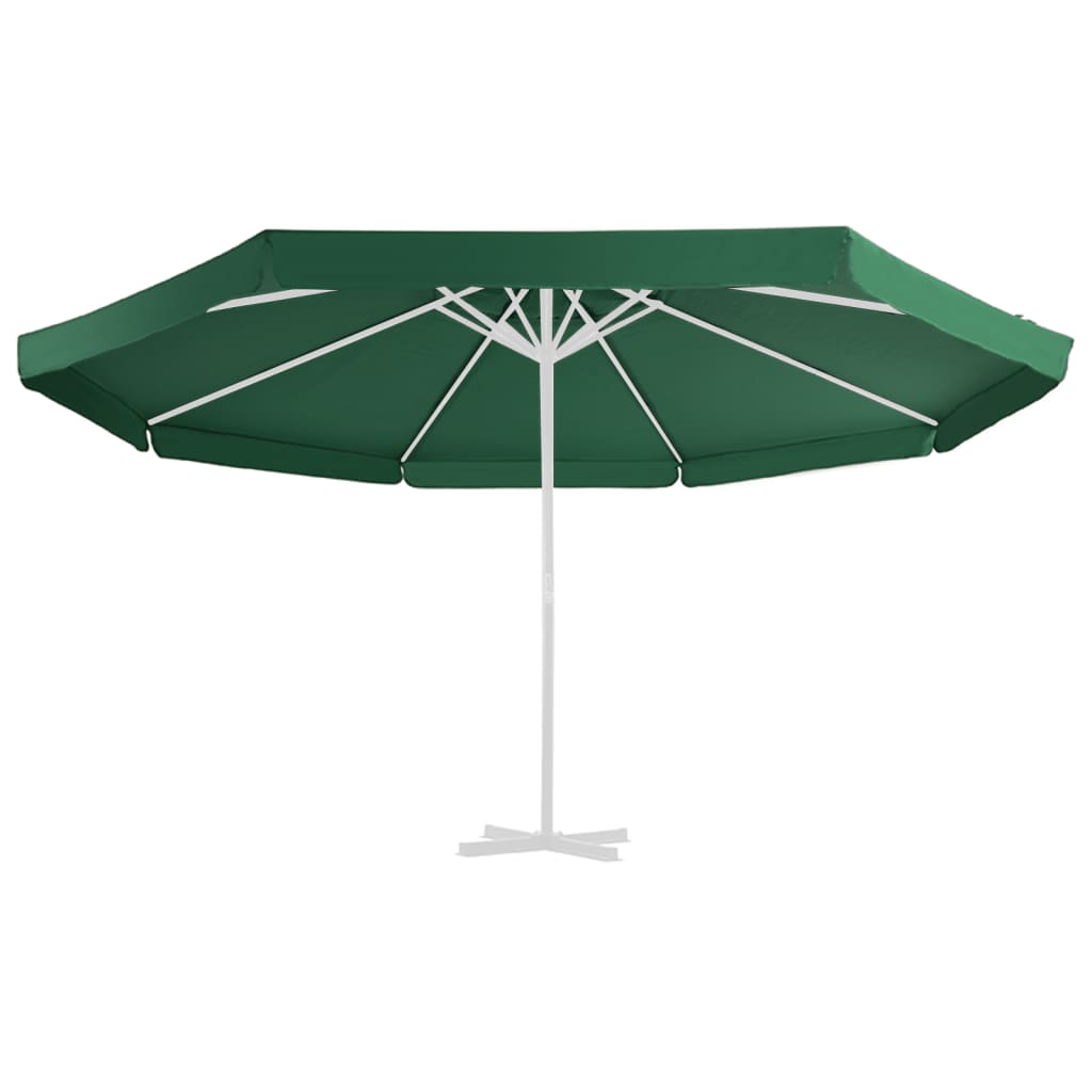 Pânză de schimb umbrelă de soare de grădină, verde, 500 cm